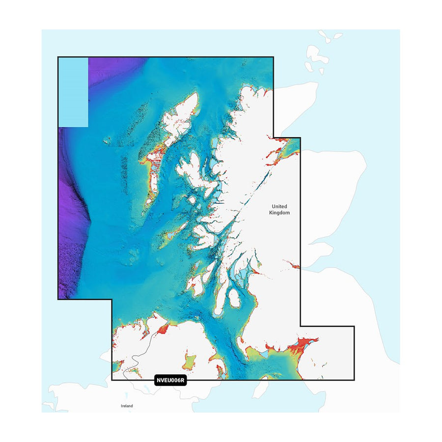 SCOTLAND  WEST COAST GARMIN NAVIONI