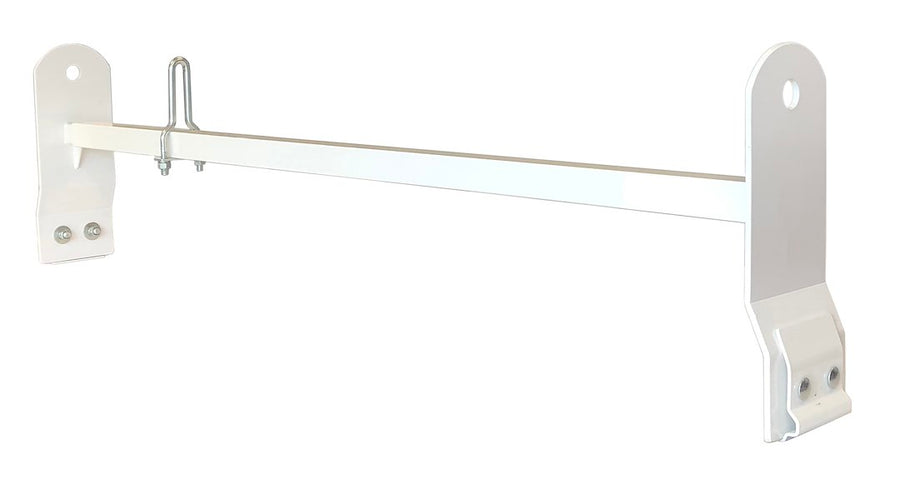 VAN RACK 1 BAR RG MOUNT WHITE