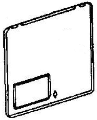 DOOR ASM 10GAL  FRAME BLACK#44