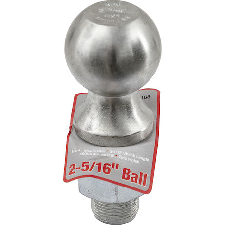 ZINC BALL 2 5/16 X 1/4 X