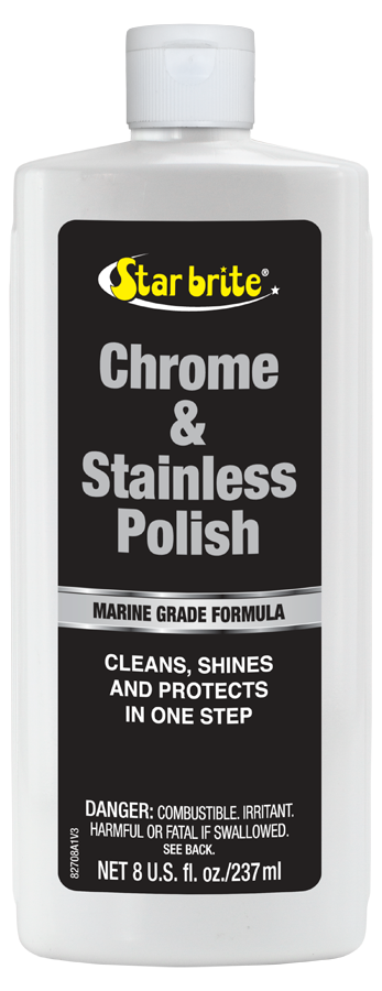 CHROME & STAINLESS POLISH 8 OZ.