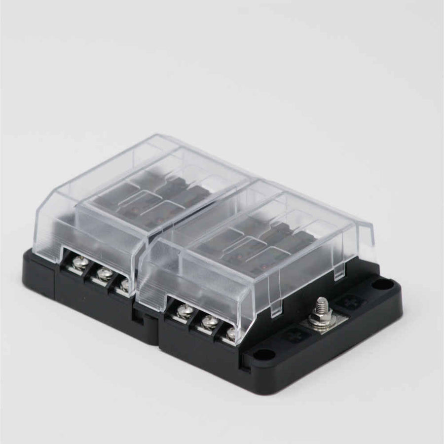 RT FUSE BLOCK 12 POS W/ LED INDICAT