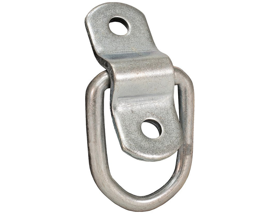 D-RING .25INWIRE W/BRKT ZNC PLT WLL