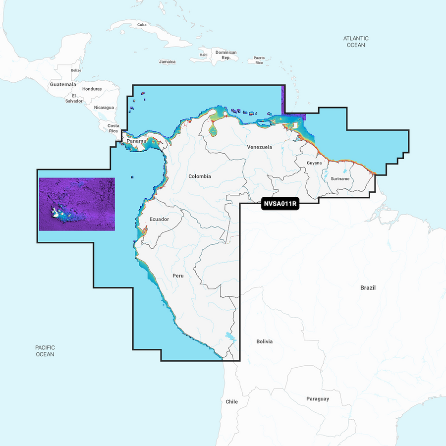 SOUTH AMERICA  NORTH   INLAND AND C