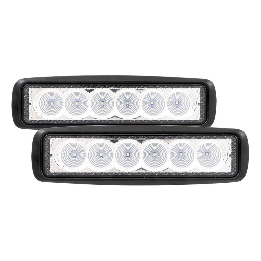 6IN UTILITY 6X3W FLOOD PAIR