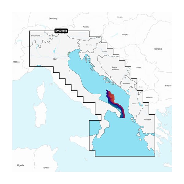 ITALY  ADRIATIC SEA GARMIN NAVIONIC