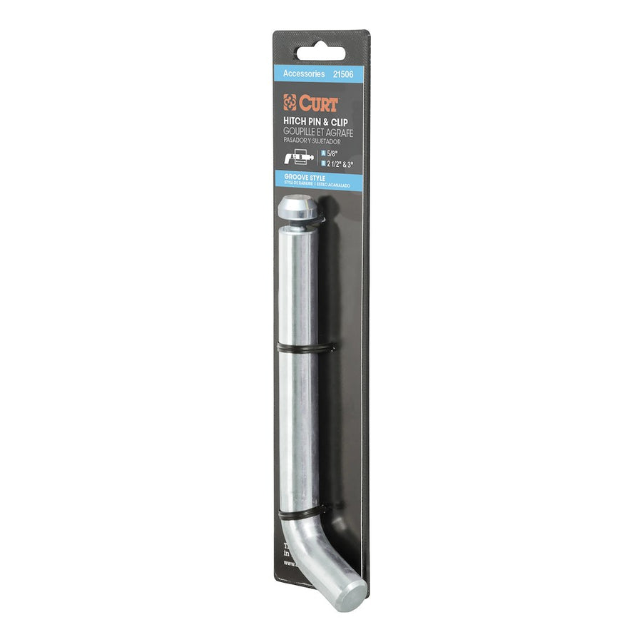 5/8' GROOVED PIN & CLIP  PACKAGED