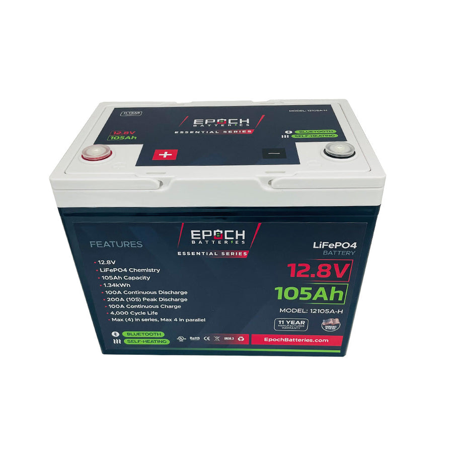 12V 105AH - GROUP 24 - HEATED & BLU