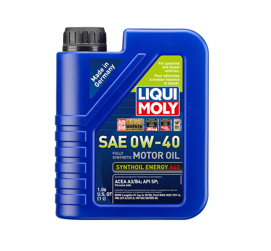 SYNTHOIL ENERGY A40 SAE 0W-40