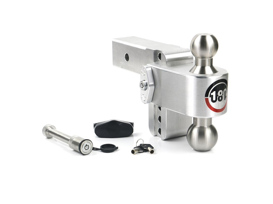 TURNOVER BALL 4' DROP HITCH W/ 2' S