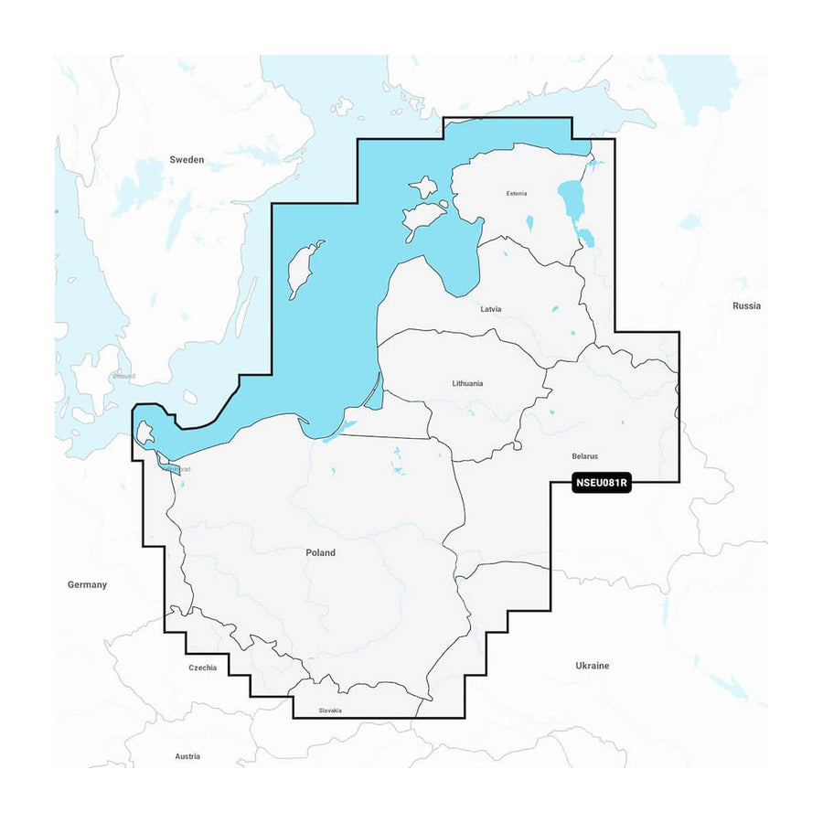 BALTIC SEA  EAST COAST GARMIN NAVIO