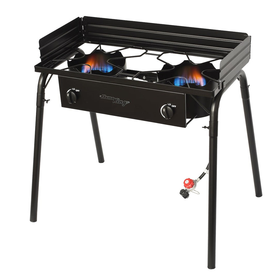 60K BTU DOUBLE BURNER STOVE