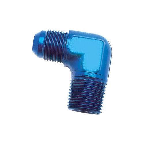 -10AN X 1/2NPTF 90  BLK ELBOW
