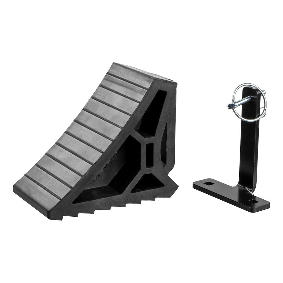 HD WHEEL CHOCK WITH MOUNTING BRACKE