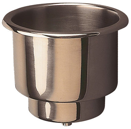 SS FLUSH MOUNT DRINK HOLDER DE LUXE