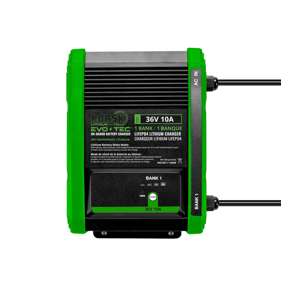 1BANK 36V-10A LIFEPO4 CHGR
