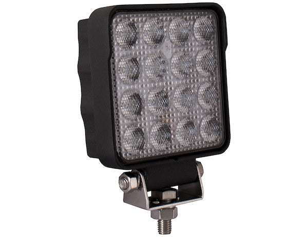 LIGHT FLOOD 12-48 VDC 16 LED CLEAR