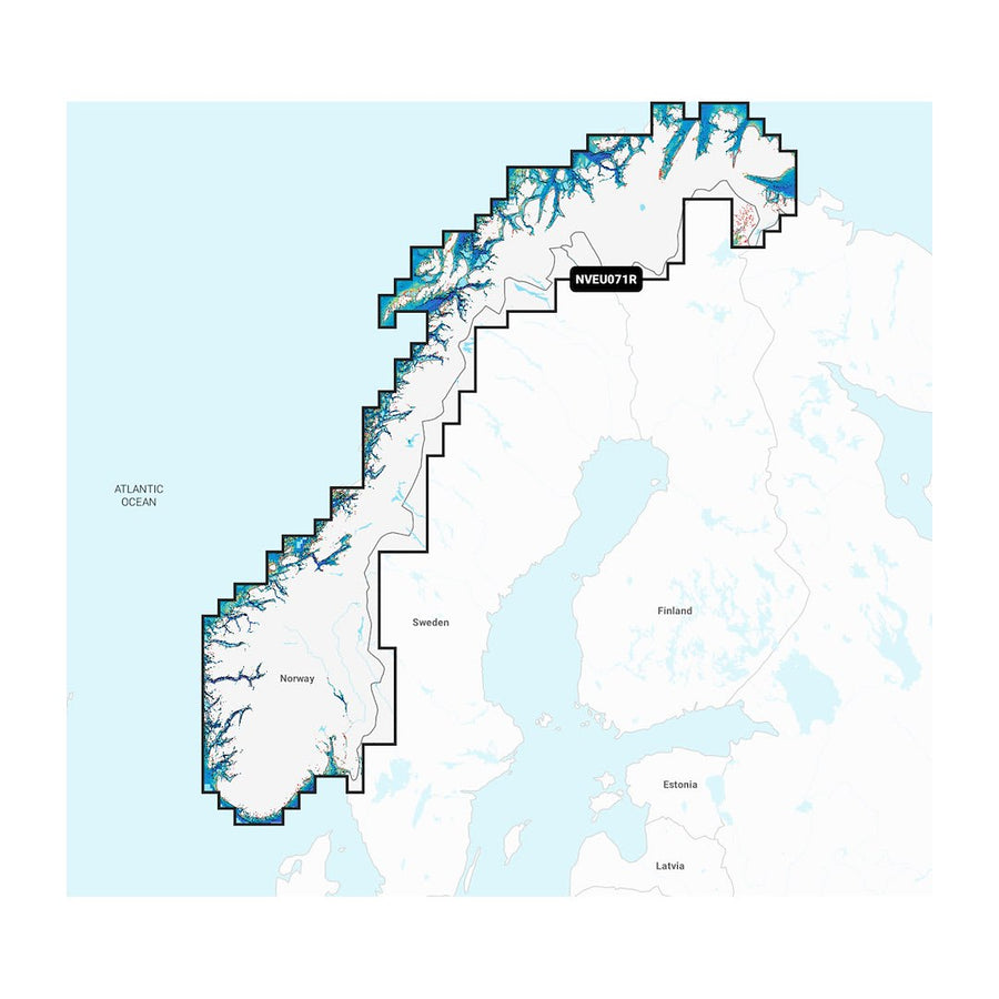 NORWAY  LAKES & RIVERS GARMIN NAVIO