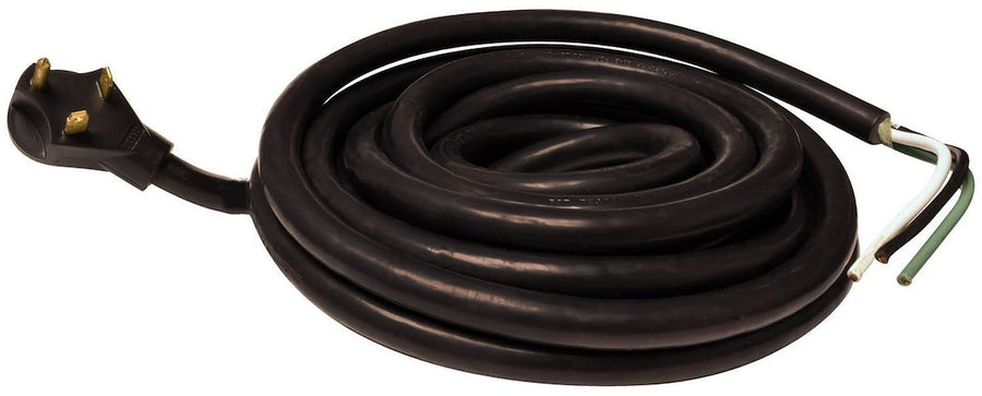 30A 25' NONDETACH CORD  BLACK  BULK