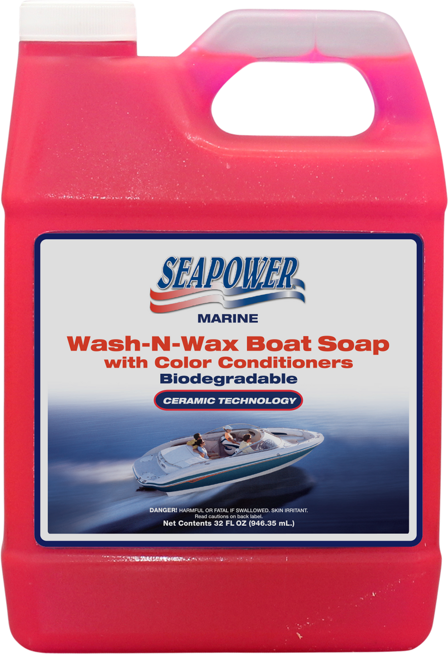 SEAPOWER WASH & WAX BOAT SOAP - 32
