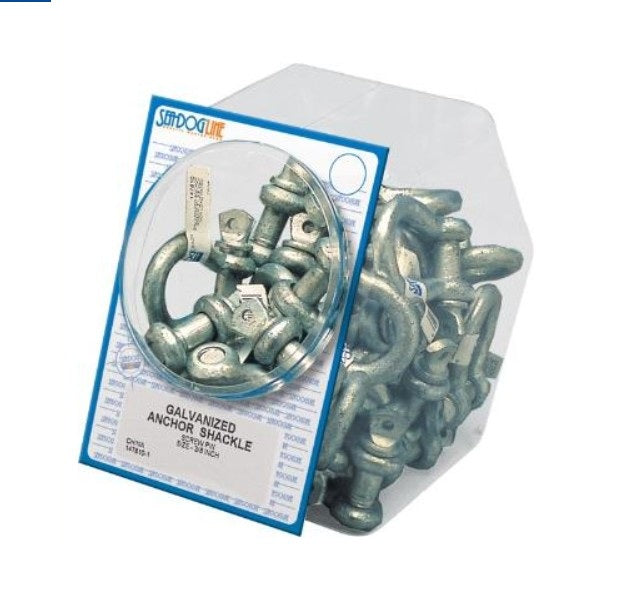GALVANIZED ANCHOR SHACKLE 3/8' NON-