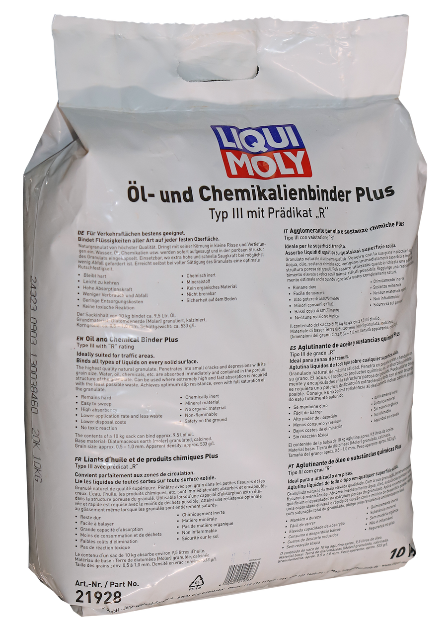 OIL AND CHEMICAL BINDER PLUS
