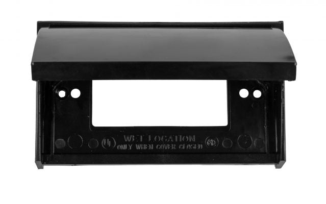 GFCI OUTLET COVER  BLACK