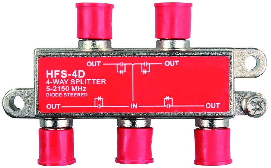 4-W 2.4 GHZ HD/SAT SPLTR