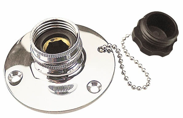 CHROME BRASS FRESH WATER INLET