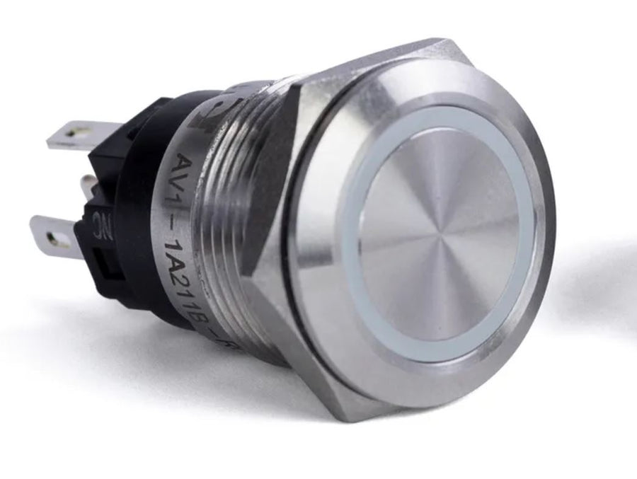 PUSH BUTTON SWITCH  RED HALO