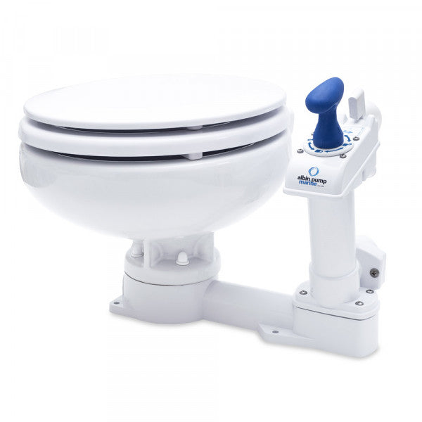 MARINE TOILET MANUAL COMPACT LOW