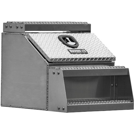 TOOLBOX 24HX28DX24W ALUM STEPBOX W/