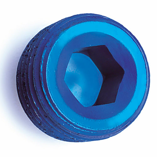 -4AN BLK FLARE PLUG