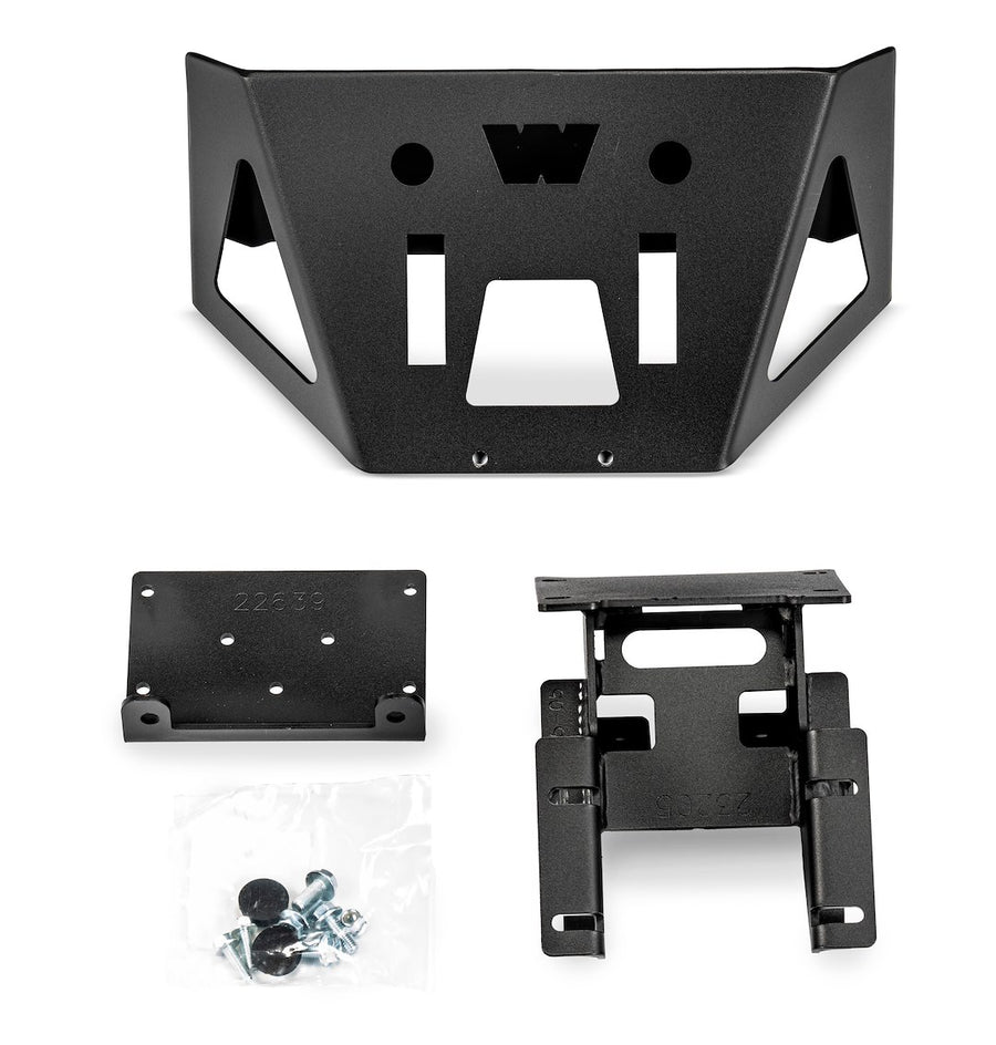 WINCH MOUNT BUMPER POLARIS RZR XP10