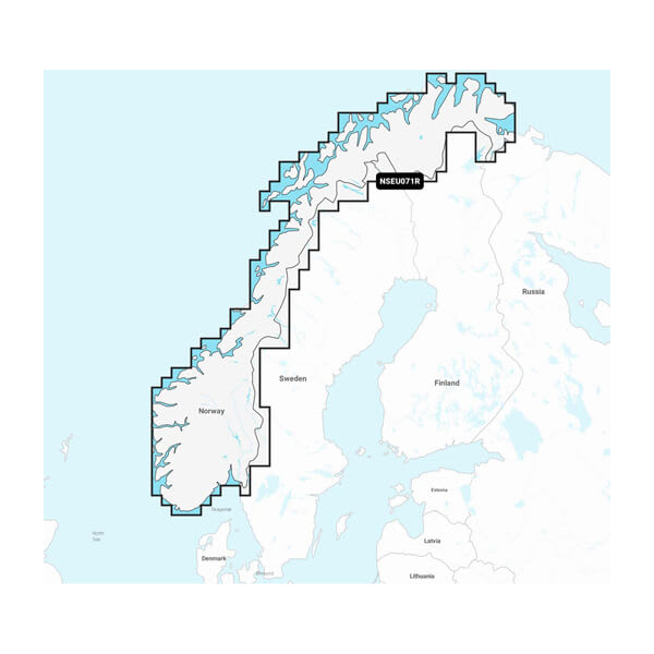 NORWAY  LAKES & RIVERS GARMIN NAVIO