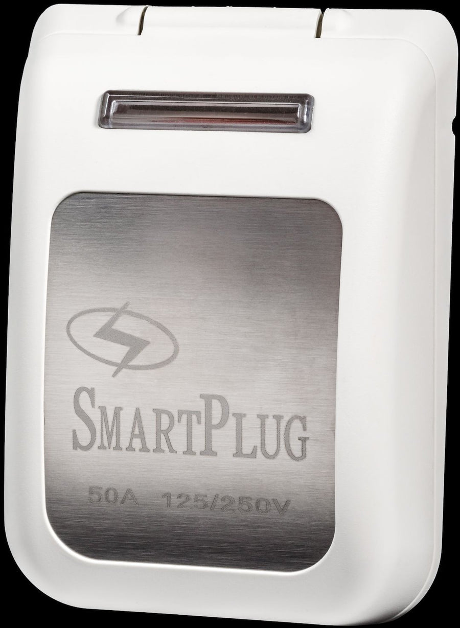 50AMP NOMETAL INLET WHITE