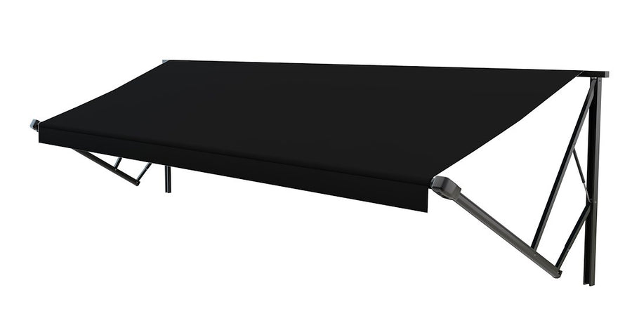 SOLID BLK AWNING W/WTHERGRD 12'LED