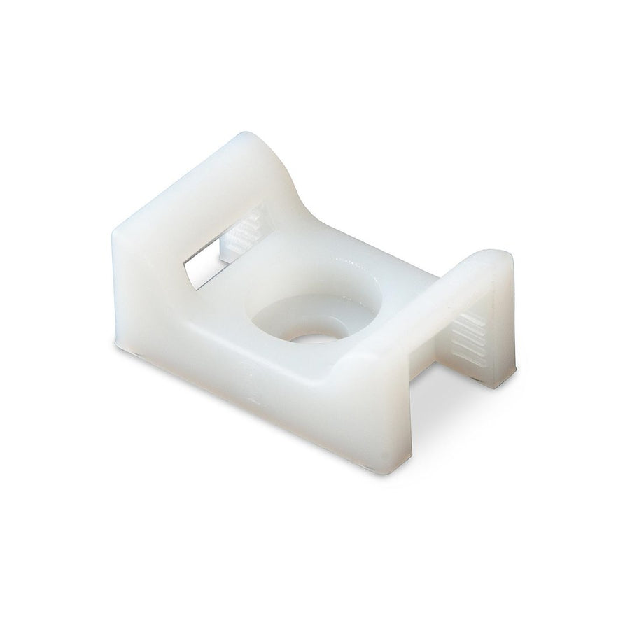 CABLE TIE MOUNT  NATURAL  #8 SCREW
