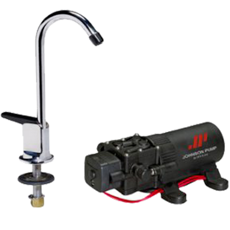 FAUCET/1.1GPH PUMP COMBO 12V