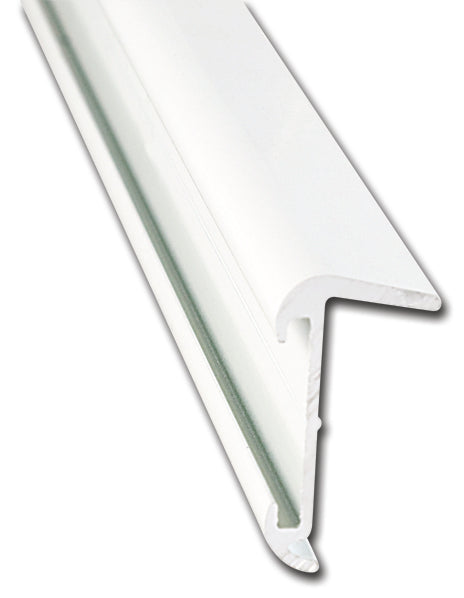 ROOF EDGE P.WHT 8' EA
