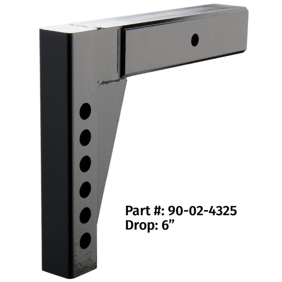 2-1/2' ADJUSTABLE SHANK 6' DROP/10'