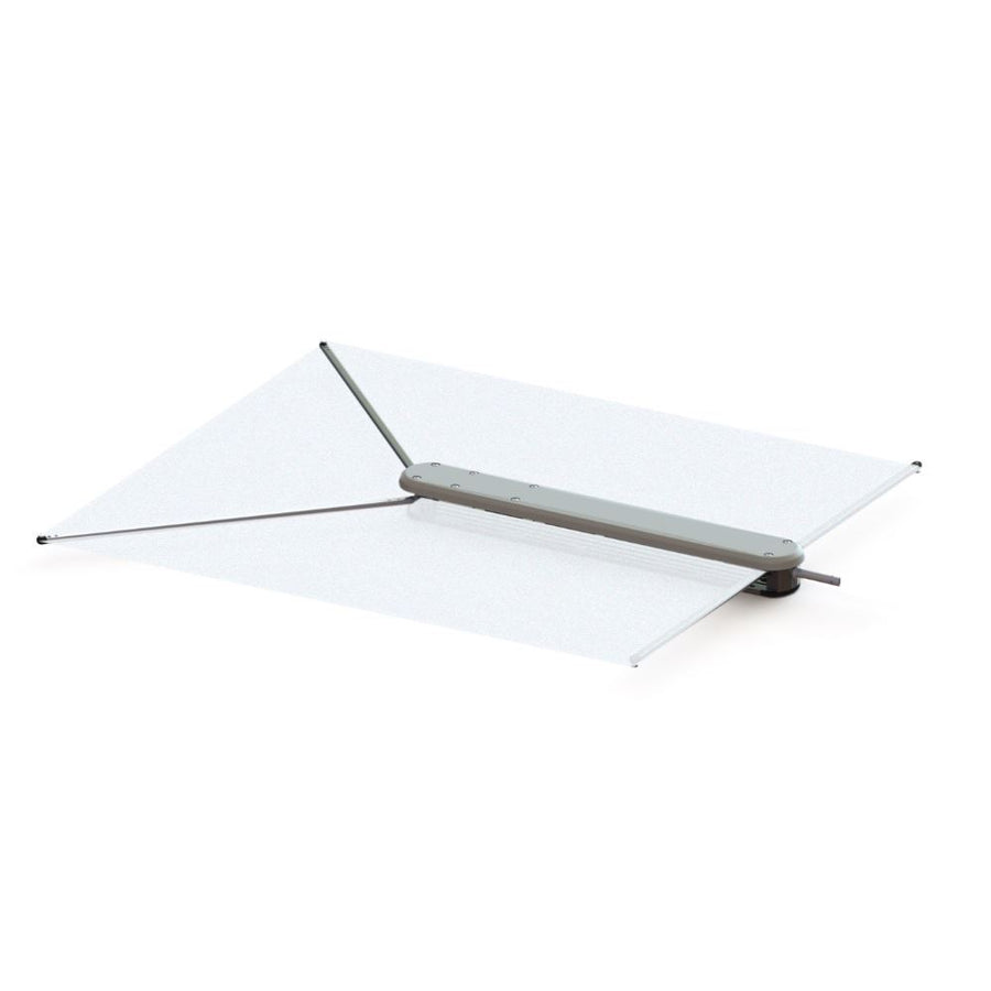 SHADE FIN  WHITE W/ BAG & FIXED ROD